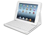 Adesso Compagno3 Bluetooth Scissor-Switch Keyboard with Carrying Case for iPad 2 and iPad 3 (WKB-1000DW),White