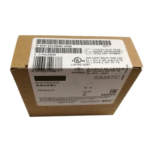 Fiche 6ES7972-0BA61-0XA0 connecteur de bus profibus industriel