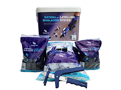 Peygran Tile Leveling System Super KIT 1/8 (3MM) Includes...