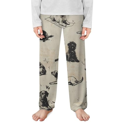 Yoga Dogs PosesChildren's Casual Pajamas130CM