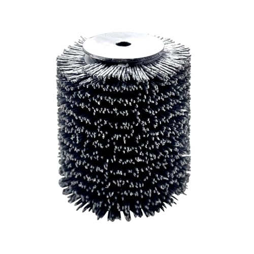 Image of Replace Restore WRBW80 80 Grit Nylon Brush Abrasive Drawing Wire Wheel Wood Timber Cleaning Texturing Compatible with All Restore, Porter Cable, Craftsman Drum Sander Tools for Woodworking