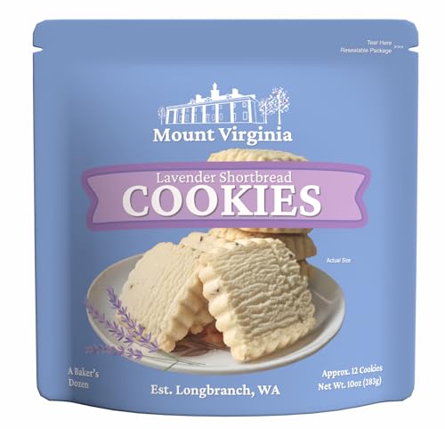 Mount Virginia® Lavender Shortbread Cookies | A...
