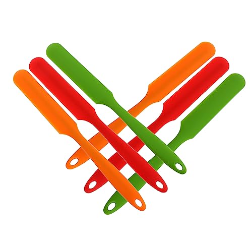 IMIKEYA 6St Sahne Rührspatel Buttermesser Butterwickler Butterstreuer Mikrowelle Backen kochgeschirr küchenwerkzeug Konditorwerkzeug Küchenspatel aus Silikon Silikonspatel Kieselgel