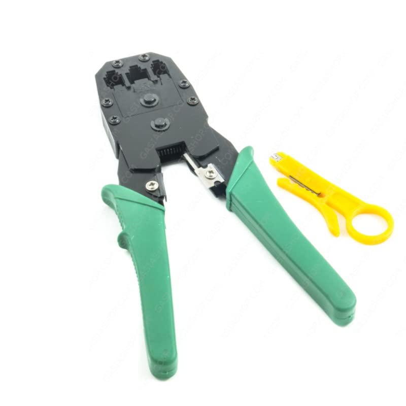 PINZA CRIMPATRICE CAVO LAN ETHERNET CONNETTORI RJ45 RJ11 RJ12 4/6 / 8 POLI