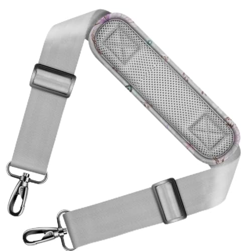 Image of ZINZ Shoulder Strap Universal Bag Strap - 78 inch Ultra-Thick Padded with Dual Balanced Adjustable Buckles for Briefcase, Travel, Sports, Laptop, Crossbody Bag,Butterfly