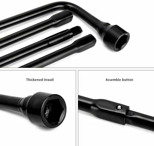 Miniatura 4 de Kit de herramientas de reparación de neumáticos de repuesto para Chevrolet GMC Silverado Sierra 1500 2500 3500 (2000-2014) con gato de tijera de