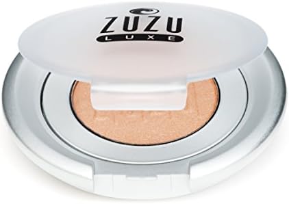 Zuzu Luxe Mineral Eyeshadow (Casino - Soft Peach/Warm Shimmer), Richly pigmented, velvety smooth formula. Natural, Paraben Free, Vegan, Gluten-free, Cruelty-free, Non GMO, 0.07oz