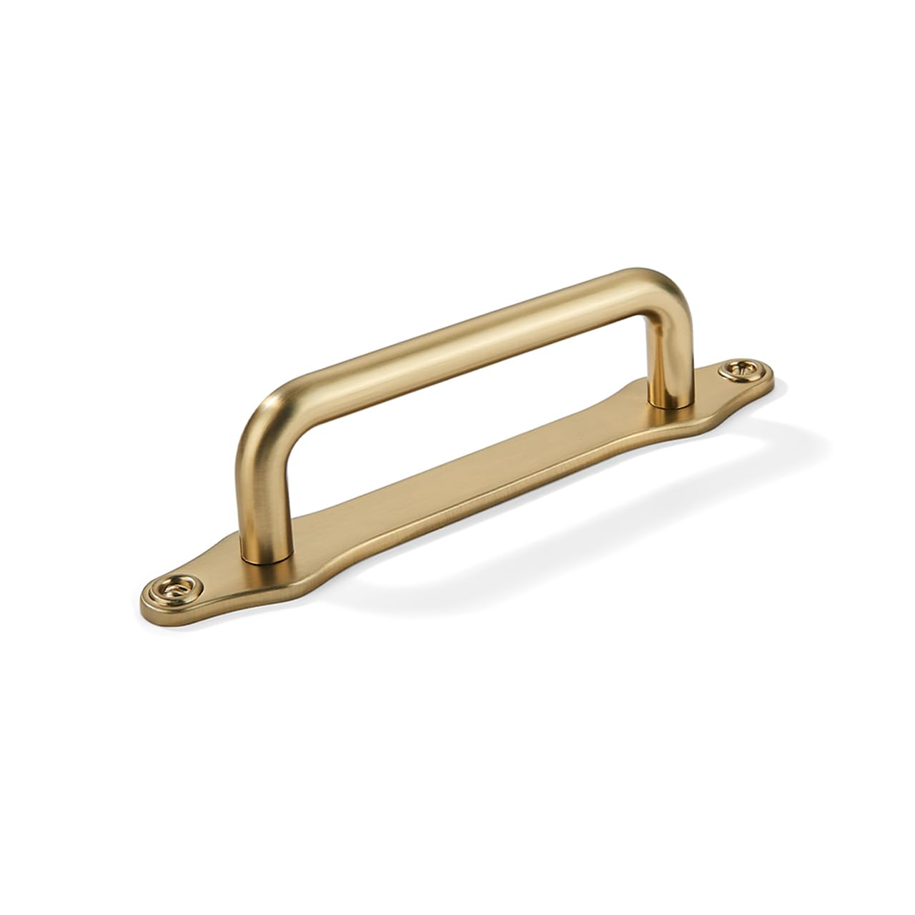Brushed Brass Cabinet Pull - 329BP, 3 in (76 mm) — KHTUMEWARE