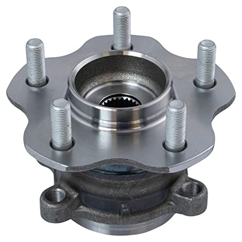 Image of TRQ Rear Left and Right Wheel Bearing and Hub Assembly Set 2 Piece Compatible with 14-17 Nissan Juke AWD 14-19 Rogue AWD 14-15 Rogue Select 17-22 Sport