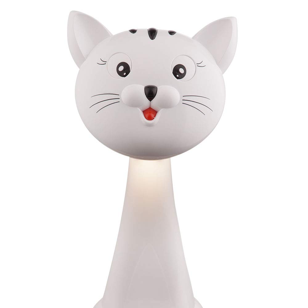 LED dzieci pisanie nocne lampka stołowa kot Touch ściemniacz światło dzienne ruchome Globo 21213
