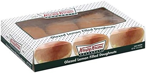 Krispy Kreme Glazed Lemon Filled Doughnut - 1 dozen