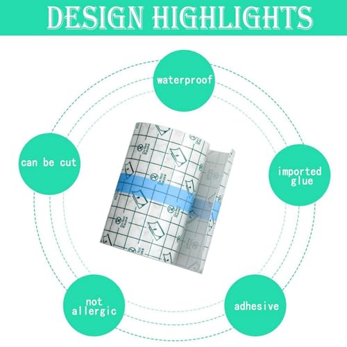Patch imperméable douche tatouage bandage adhésif extensible transparent - 2