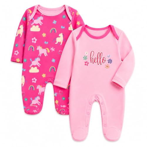 Image of EIO 100% Cotton Rompers Sleepsuits Jumpsuit Night Suits for Infants Newborn Baby Boys & Girls