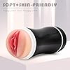 Masturbâteur Cup Va et Vient Sextoyse Vaginette Ultra Réaliste Succion,Masturbeuse Homme Silicone masturbeuse Homme Réaliste Massage Cup souple P1 #2