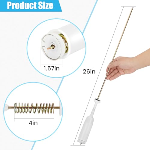 26inch AJK72909307 4902EA1002E Washer Suspension Rods Compatible with Kenmore 796.31512210 796.31512211 LG WT4970CW WT5070CW WT5170HV, Replaces PD00026805 TAW35618213 AP5736587 2758534 PS8737438 by M Motico - Image 3