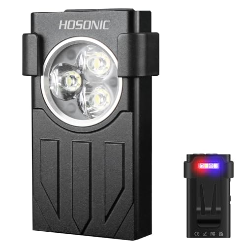 Lampe torche LED puissante contre les pannes de courant, mini lampe de poche UV rouge avec aimant