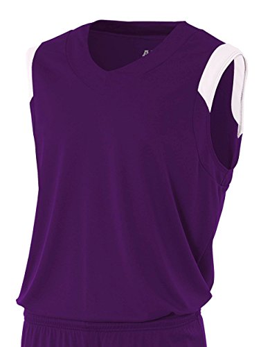 A4 Boy's Moisture Management V-Neck Muscle Shirt