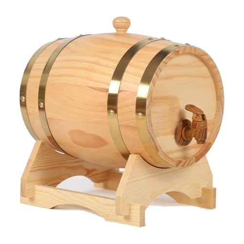 Barril de Vino de Roble, máquina Vintage para almacenar licores, artículos para el hogar para Cerveza, Ron y Whisky.