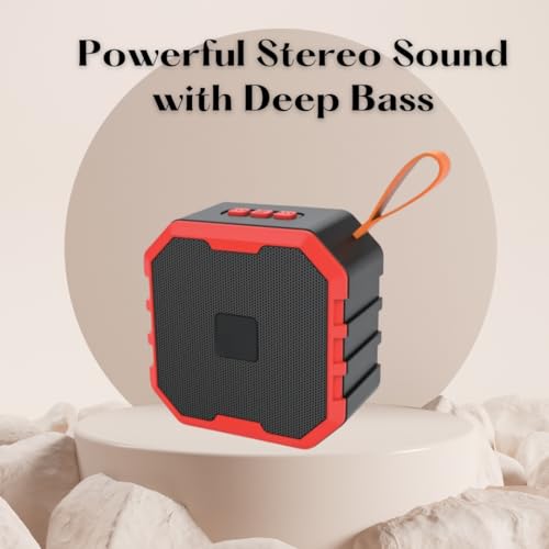 Image of Drumstone (10 Years Warranty Portable Wireless Bluetooth Speaker with 10W Bass, TWS, USB /SD Support, 8H Playtime, 5.0v Bluetooth & Fast Charging - Compact Sound Box for Travel & Parties