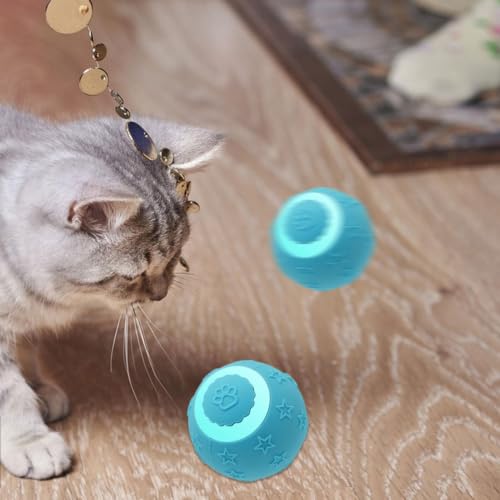 Juguete interactivo de pelota para gatos recargable con bola rodante inteligente de 2 modos 3