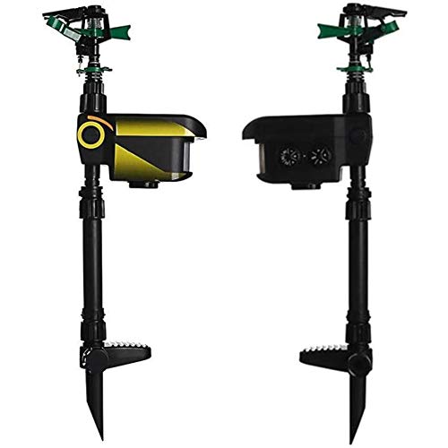 KOIJWWF Solar wasserdichter Schädlingsbekämpfer, Outdoor Water Blaster Tierschädlingsbekämpfer - Bewegungsaktiviert - zur Abwehr von Füchsen, Vögeln, Katzen, Hunden Cover