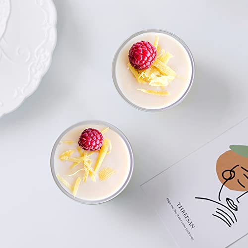 Mini Aluminum Pans With Lids, Eusoar 30Pcs 5Oz Disposable Aluminum Foil Cupcake Liners Ramekins Baking Cups, Dessert Cups With Lids Aluminum Cheesecake Pan Creme Brulee Ramekins-Royal Blue #TOP3