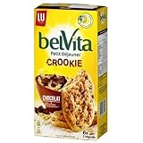 Belvita Crookie très croquant au chocolat & 5 céréales complètes - Les 6 sachets de 3, 300g