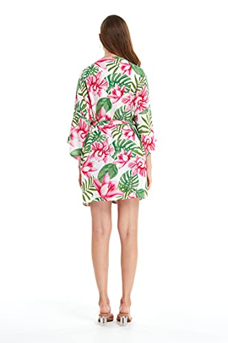 Image of Hawaii Hangover Family Matching Hawaiian Clothes, Lotus & Orchid | Family matching Hawaiian outfits, Lotus & Orchid, lightweight rayon, machine washable, tropical floral print, luaus, cruises