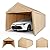 Abba Patio Carport 10×20, Large Portable Garage, All-Season Carport with Roll-up Ventilated Windows and Removable Sidewalls, Waterproof UV Resistant for Cars Vehicles Trucks Boats, 8 Legs, Beige