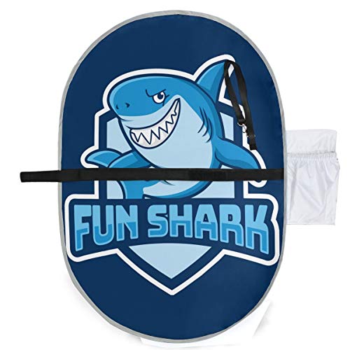 ダークブルーファンシャーク旅行の女の子の男の子の新生児のためのおむつ軽量防水を変更するためのポータブルベビー交換パッドキットマット