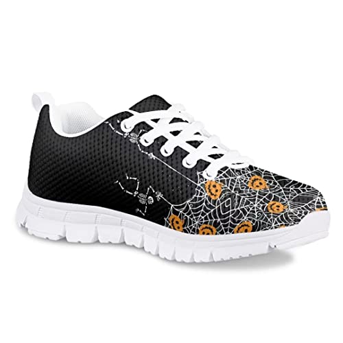AmzPrint Burning Basketball Fire Football Print Shoes for Girls Running Walking School Casual Girls Fashion Sneakers2