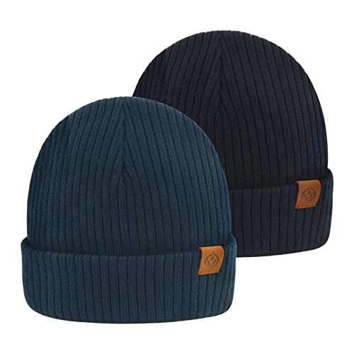 Image of Duoyeree Baby Beanies Toddler Winter Hats Comfortable and Nice Knitted Hats for Boys Girls