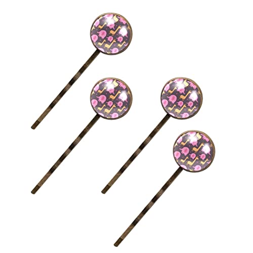 Pasador de pelo de jirafa para mujer con pinza resistente en pack de 4 unidades