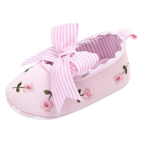 Soft Walking Floral Non-Slip Baby Girls Shoes Bow Sandals First Soft Shoes Baby Shoes Cover