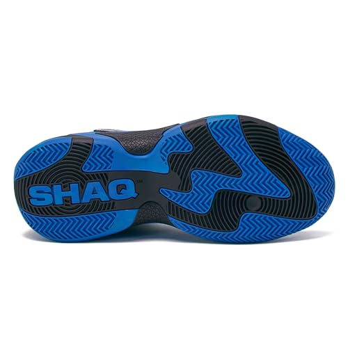 Image of SHAQ Devastator High Top Basketball Shoes for Men, Indoor or Outdoor Court Basketball Mens Sneakers - Black, White, Green, Blue, Orange or Red Size 8 to 15