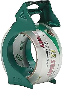 Miniatura 2 de Duck Brand EZ Start - Cinta de embalaje con dispensador reutilizable, 1.88 pulgadas x 30 yardas, transparente (393192)
