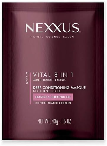 Nexxus New York Salon Care Vitall 8-In-1 Coconut & Protein Complex Rejuvenating Masque 1.5 oz