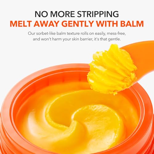 Image of Aprilskin Carrotene IPMP Hydromelt Double Cleansing Makeup Remover Oil Balm | Vegan | Blackheads Care| Non-comedogenic | Korean Makeup Cleanser | Korean Skin Care | Kbeauty | 3.04 fl.oz