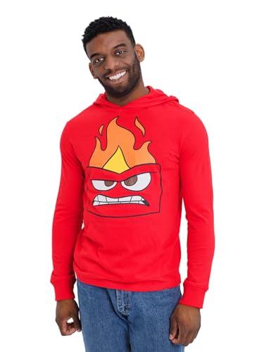 Image of Disney Inside Out Matching Family Jersey Hooded Long Sleeve Tee