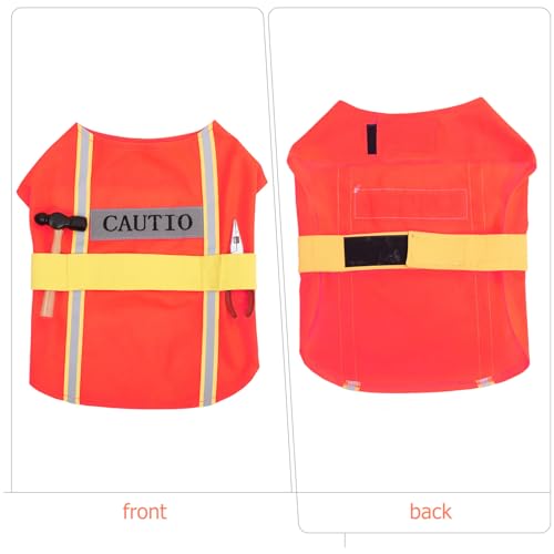 Chaleco Reflectivo Disfraz Perro Ingeniero Naranja XL miniatura 6