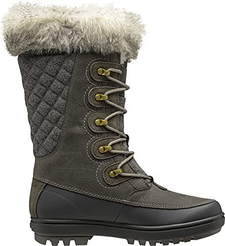 Image of Helly Hansen Womens Garibaldi VL Insulated Winter Boots | Insulated Waterproof Nubuck Leather, Faux Fur Lined, Eco Ortholite Comfort Footbed, Max-Grip Outsole
