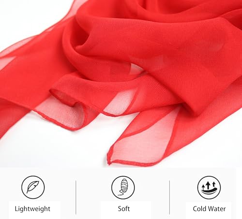 COTIM COYIN Women's Lightweight Breathable Solid Color Soft Long Fashion Scarves3