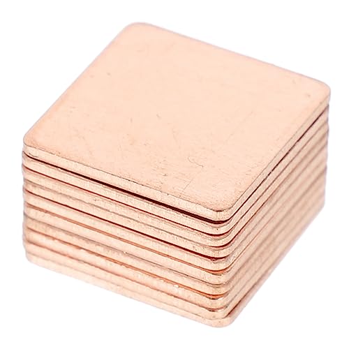 OKUMEYR 10Pcs GPU Heatsink Thermal Copper Pad for Enhanced Heat Dissipation Efficient Cooling for Graphic Cards and Prolongs Component Lifespan
