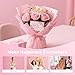 Papoopy Crown for Women, Queen Crown Tiara for Birthday Wedding Party Decorations Pink