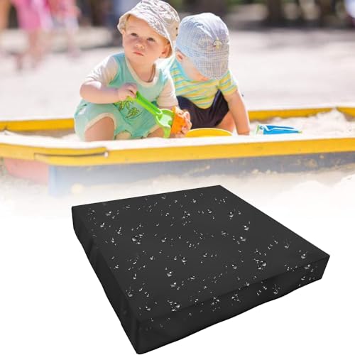 ysister Housse bac à Sable,Bache Bac a Sable 150x150x20cm,Étanche Bac à Sable Bache Couverture Bac à Sable avec Cordon Serrage et Élastiques pour Bac à Sable Piscine Jardin Ferme