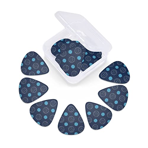 Lot de 24 médiators imprimés pour guitare acoustique, électrique, basse (0,46/0,71/0,96 mm) Bleu - Les Beatles, Paul McCartney, John Lennon, RIngo Starr, George Harrison Lot de 24 médiators imprimés pour guitare acoustique, électrique, basse (0,46/0,71/0,96 mm) Bleu – Image 7