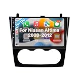 Autorradio Android de 9" para Nissan Altima Teana 2008-2012, estéreo para Coche con CarPlay, Bluetooth, navegación GPS, WiFi, USB, Controles en el Volante, FM, X9 8G+256G, conectividad Mejor