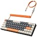 Produktbild YINDIAO T8 60% Mechanische Gaming Tastatur,68 Tasten TKL mit Kompaktem Layout,18 RGB Beleuchtung,Leicht Klickender Brauner Schalter,Anti-Ghosting,USB-C Spiralkabel,für PC,Mac,PS4Milchshake