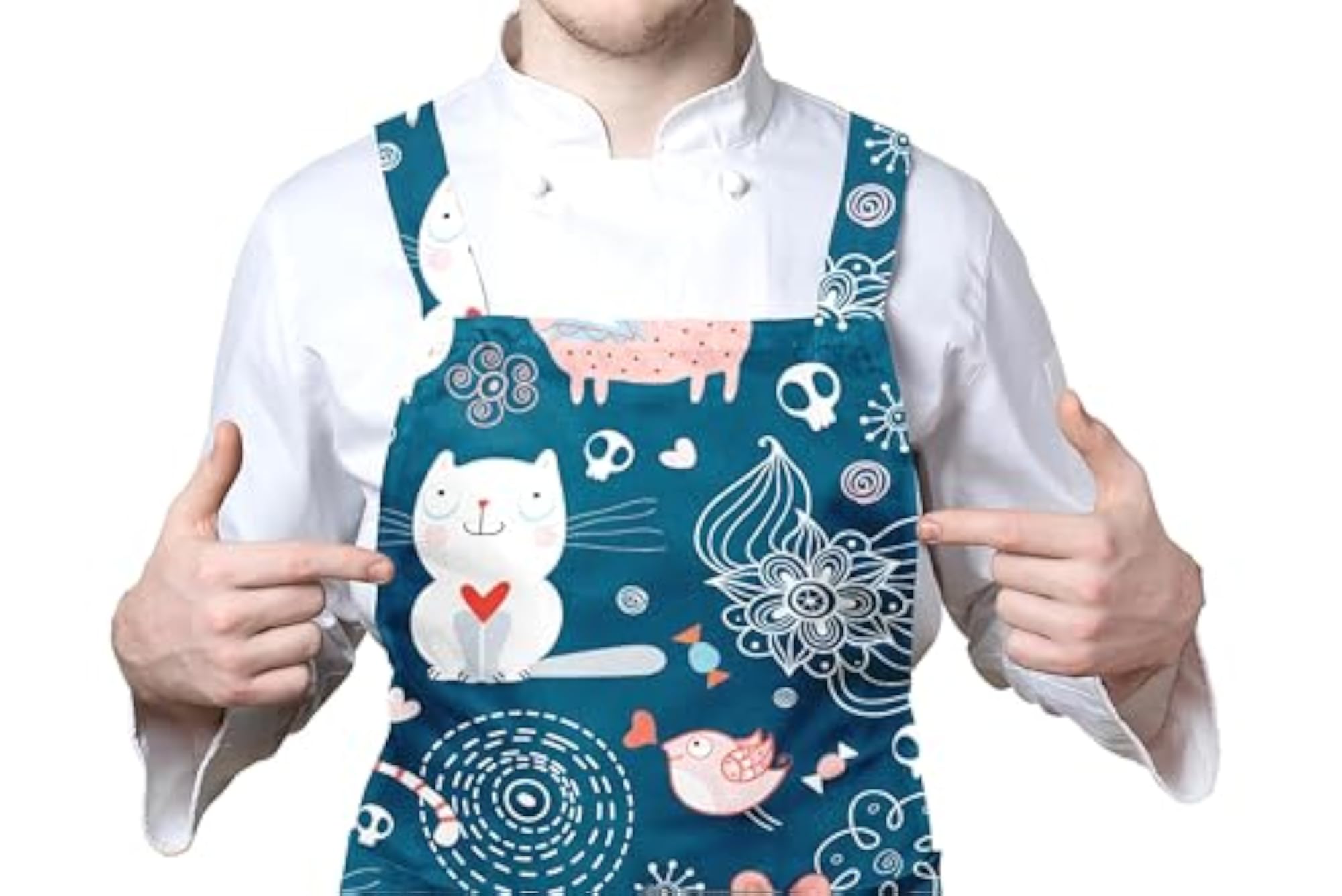 Digital Printed Kids Patterns Kitchen Aprons