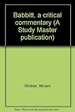 Babbitt, a critical commentary (A Study Master publication)